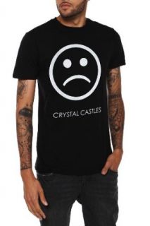 Crystal Castles Sad Face T Shirt at  Mens Clothing store Novelty T Shirts