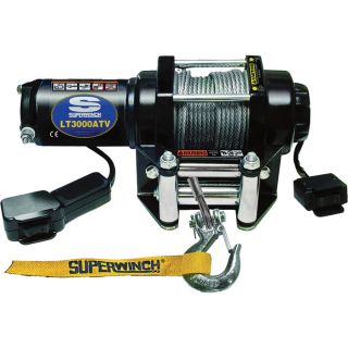 Superwinch 12 Volt ATV Electric Winch — 3000-Lb. Capacity, Wire Rope  ATV Winches