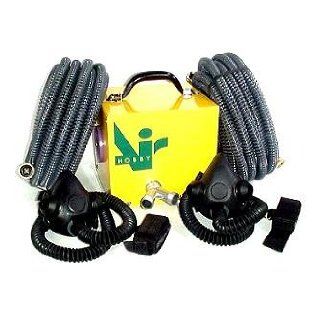 Hobby Air Respirator Buddy System for Two Men 2 40' Hoses Two 1/2 Masks Papr Safety Respirators