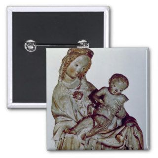 Madonna and Child, known as the Krumauer Pinback Button