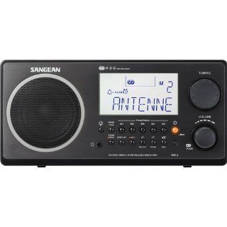 Sangean WR 2 Digital AM/FM Tabletop Radio, Walnut Electronics