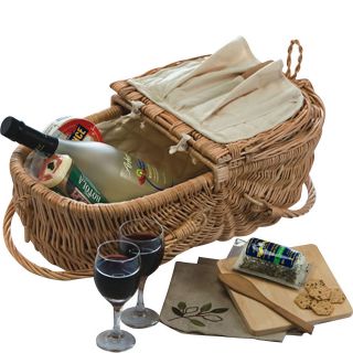 Picnic Plus Eco Natural Wine & Cheese Basket