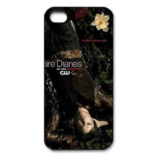 The Vampire Diaries Hard Case Cover Skin for Iphone 5, Damon Salvatore iphone cases Cell Phones & Accessories