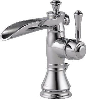 Delta Faucet 598LF MPU Cassidy Single Hole Single Handle Channel Spout, Chrome   Bathroom Sink Faucets  