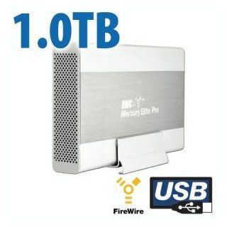 1.0TB OWC Mercury Elite Pro High Performance 7200RPM 32MB Oxford 934 FireWire 800/400/USB 2.0 Sol Computers & Accessories