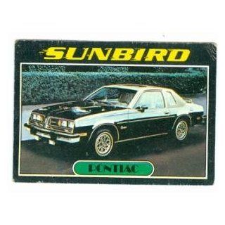 Pontiac Sunbird 1976 Topps Autos of 1977 card #62 