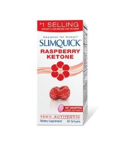 Slimquick Weight Loss Caplets, Raspberry Ketone, 60 Count Health & Personal Care
