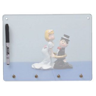 Bride and groom cake topper Dry Erase boards