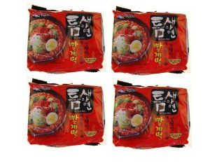 Teumsae Ramen(빨계떡) Bag  4.23 Oz 20 Packs  Ramen Noodles  Grocery & Gourmet Food