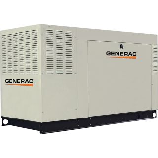 Generac Commercial Series Liquid-Cooled Standby Generator — 60 kW, 277/480 Volts, LP, Model# QT06024KVSX  Commercial Standby Generators