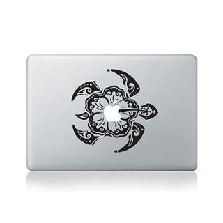 tribal turtle decal for macbook by vinyl revolution