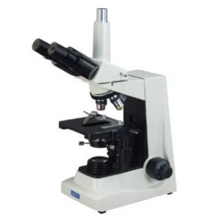 OMAX 40X 1600X Advanced Darkfield Trinocular Compound Microscope with Reversed Nosepiece and Dry Darkfield Condenser