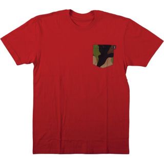 Neff Nifty Premium T Shirt Red Heather/Camo 2014