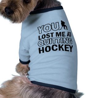 Cool hockey designs dog tshirt