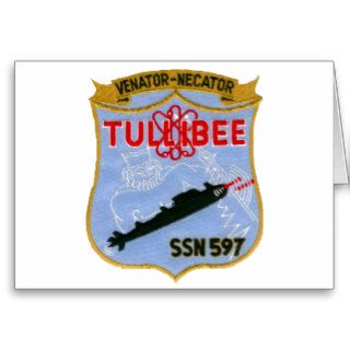 USS TULLIBEE (SSN 597) CARDS