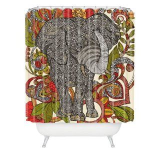 DENY Designs Valentina Ramos Bo The Elephant Shower Curtain, 69 by 72 Inch  
