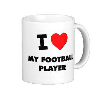 I love My Football Player Mug