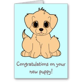 Congratulations on Your New Puppy Cards