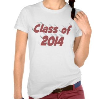 Class of 2014 3D Shirt, Pink