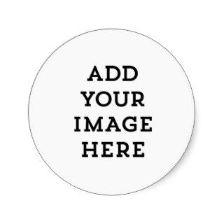 Design Your Own Custom Personalized Round Sticker
