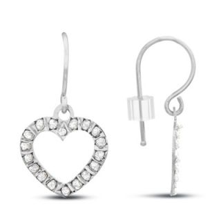 heart earrings in 14k white gold orig $ 249 00 211 65 take