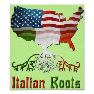 American Italian Ancestry Poster