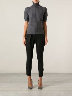 Dolce & Gabbana Short Sleeve Knit Sweater