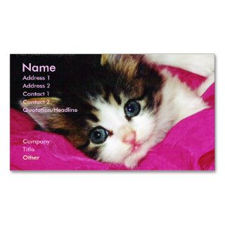 World's Cutest Kitten Business Card