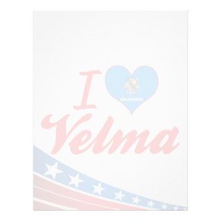 I Love Velma, Oklahoma Custom Letterhead