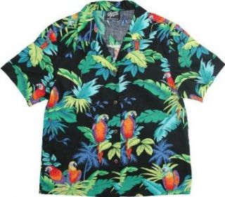 Rainbow Parrot Womens Hawaiian Shirts   Hawaiian Shirts   Aloha Shirt Button Down Shirts