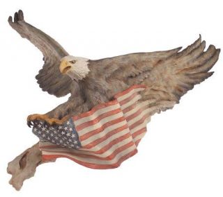 Wild Wings Lets Roll American Eagle Sculpture by Randall Reading —
