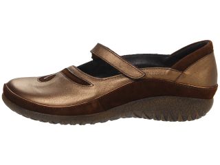 Naot Footwear Matai Grecian Gold Leather/Cocoa Suede