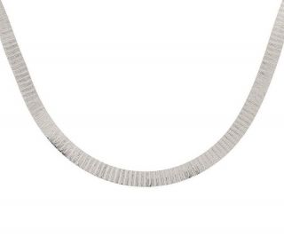 20 Diamond Cut Herringbone Necklace 14K Gold, 11.0g —