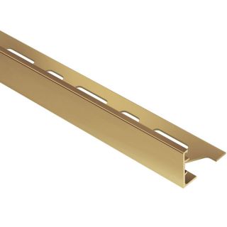 Schluter Systems 1 in Brass Edge Trim