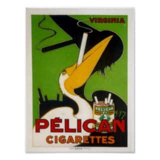 Pelican Cigarettes Poster