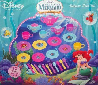 Disney Little Mermaid Special Edition Deluxe Tea Set with 30 Pieces Toys & Games