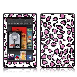 Leopard Love Design Protective Decal Skin Sticker (Matte Satin Coating) for  Kindle Fire (7 inch Color Multi Touch Display) Computers & Accessories