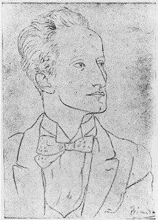 Valentin Yakovlevich Parnakh, sketch by Picasso   Prints