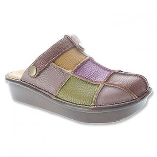 Spring Step Checkers  Women's   Brown Multi Leather