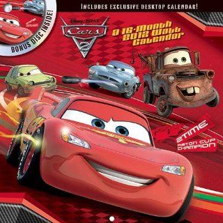 Disney Pixar Cars 2 2012 DVD Wall Calendar 