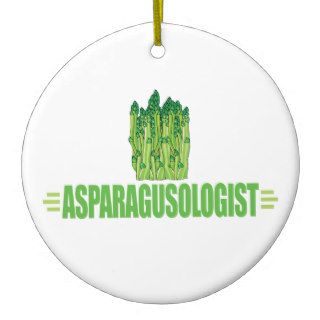 Funny Asparagus Lover Christmas Tree Ornaments