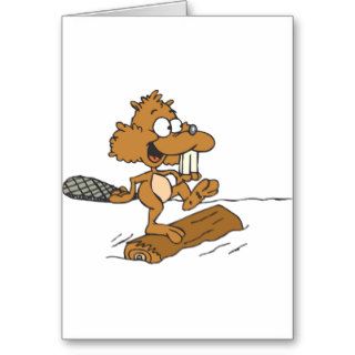 Funny Beaver Cards