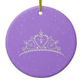 Purple Quinceanera Princess Tiara Ornament