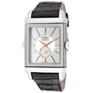 Rotary Watches Mens Evolution TZ2 Reversible Rectangle Watch