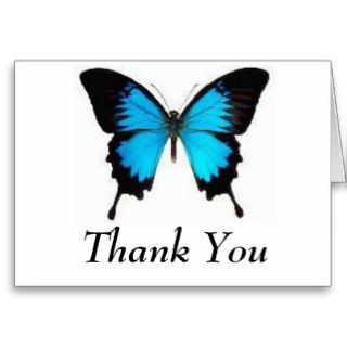 Butterfly, Thank You Greeting Card