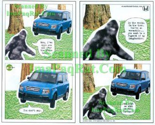 Honda Element & Friends Element EX Bigfoot Funny 2 Page Original Print Ad  Bigfoot Gifts  