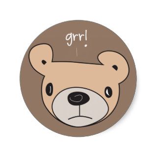 Grr Bear Sticker