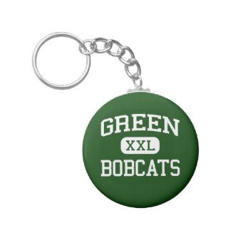 Green   Bobcats   High   Franklin Furnace Ohio Keychains