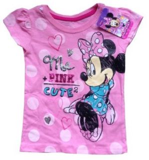 MINNIE MOUSE   Me + Pink  Cute   Adorable Pink Cap Sleeve Toddler T shirt Clothing