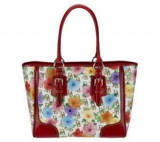 Dooney & Bourke Signature Floral Coated Canvas Tote —